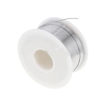 Núcleo de alambre de soldadura de alta pureza, alambre de soldadura de plomo de estaño, flujo de soldadura, carrete de alambre de hierro 0,5/0,6/0,8/1,0/1,5 MM 100G 2