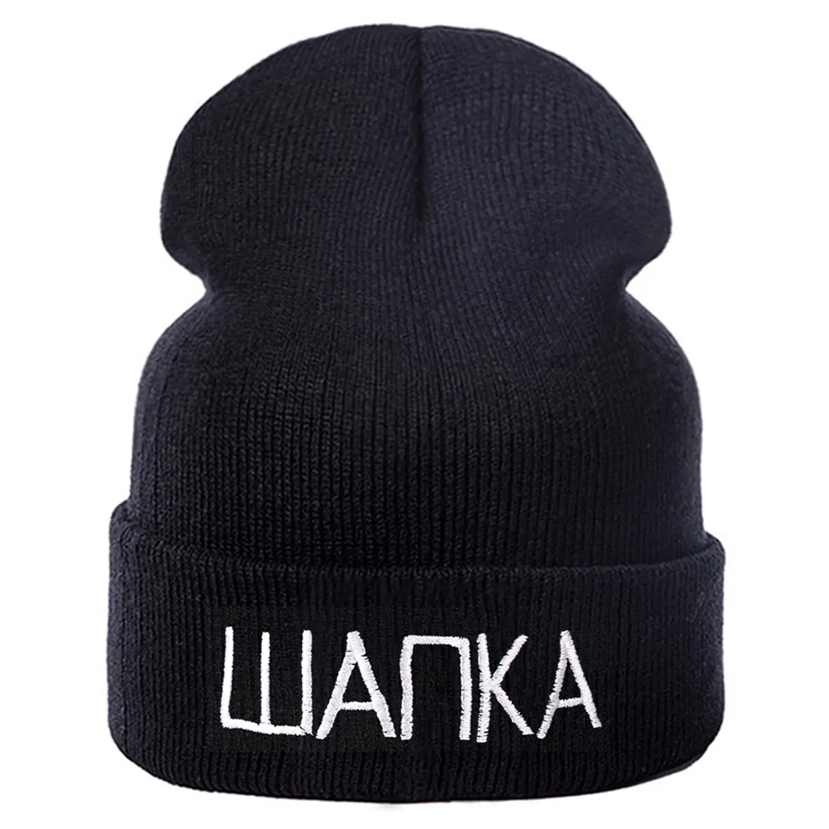 New Winter Hat Woman Fashion Letter Knit Beanie Hat For Men Winter Warm Hat Unisex Clothing Accessories