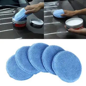 

5Pcs 5 Inch Soft Microfiber Car Waxing Polishing Sponge Buffer Pad Polisher Car Waxing Polishing Sponge Buffer Pad Polisher Car