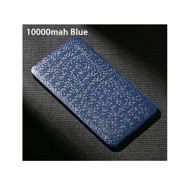 Блок питания CD21 USAMS Mosaic ультра тонкий 10000mAh банк питания для iPhone 5 6 7 8X samsung мобильный телефон для Xiaomi