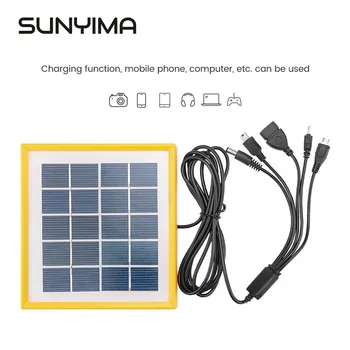 

SUNYIMA 2.5W Solar Panel Mobile Power 5V USB Charging Polysilicon Tablet Solar Cells Power Generator For Outdoor Camping LED