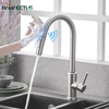 Kitchen Faucets Smart Sensor Pull-Out Hot and Cold Water Switch Mixer Tap Smart Touch Spray Tap Kitchen Convenient Black Faucets ► Photo 1/6