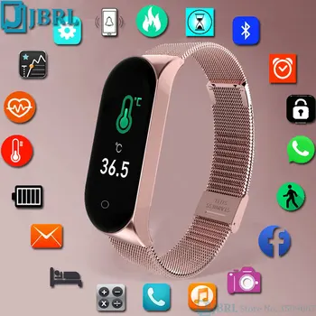 

Temperature Smart Watch Men Women Smartwatch Electronics Smart Clock For Android IOS Fitness Tracker New Bluetooth Smart-watch