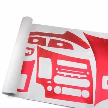 

Red Car interior kit stickers Dashboard Decor For Honda Civic 2006-11 Decoration