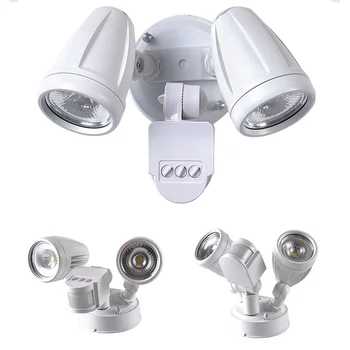 

220V 2*12W LED Security Detector Wall Light Motion Sensor Outdoor Floodlight IP54 Waterproof COB Infrared Induction Lamp Beloved