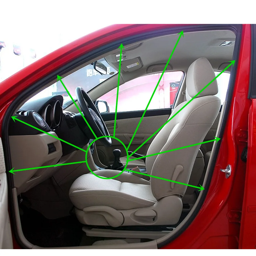 

Car body rubber seal welt seaming BP4K-68-911 912 for Mazda 3 2004-2008 BK sedan 4 door