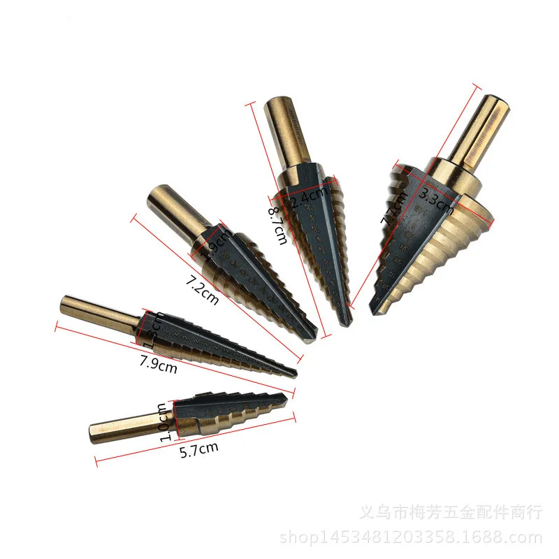 Box Of 5 High Quality HSS Steel Helical Drill Bits DIY Domestic General Construction
