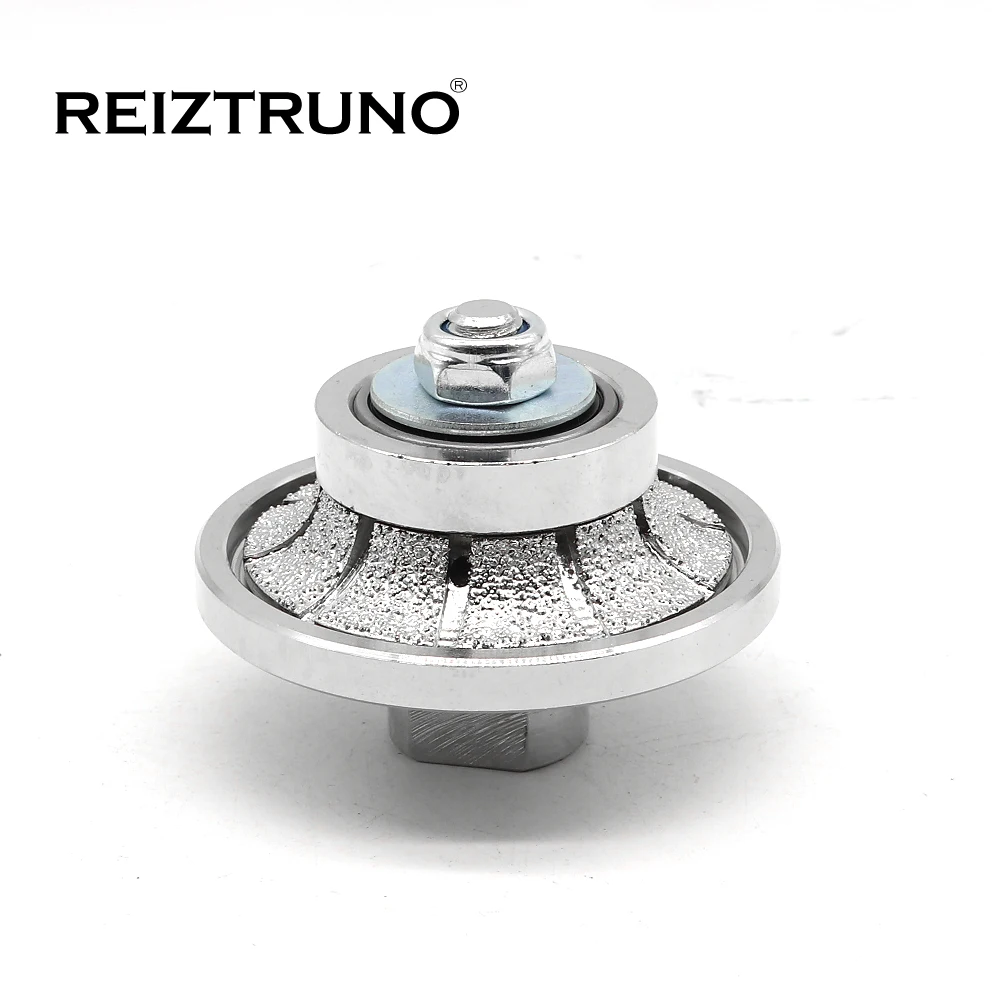 reiztruno-b10-3-8インチ-半径真空ろうダイヤモンド手profilers-手ルータービットルーティング御影石や大理石、d65mm、1pc