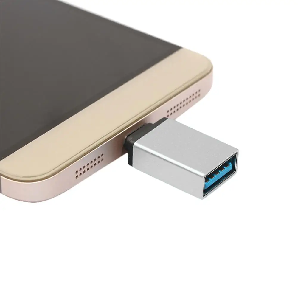 Металлический корпус type C для женщин USB3.0 адаптер высокоскоростной передачи данных Зарядка для мобильного телефона для Macbook 4 цвета