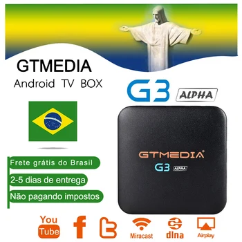 Brazil GTMEDIA G3 Android 7.1 +IPTV server Smart Tv Box Media Player 2GB 16GB Remote Control 4K HD H.265 WIFI2.4G Set Top Boxes - buy at the price of $56.99 in aliexpress.com - imall.com
