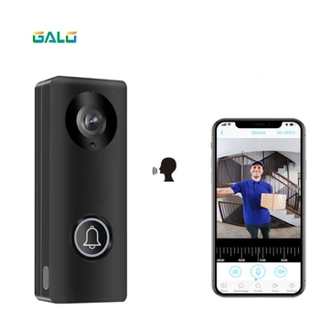 

Video doorbell smart wireless WiFi security doorbell home monitoring night vision intercom doorbell APP mobile phone doorbell