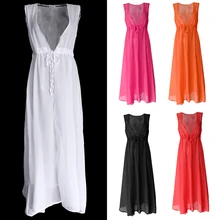 Женская кимоно куртка летняя пляжная одежда для Купания Дышащий светильник шифоновая юбка 7 цветов