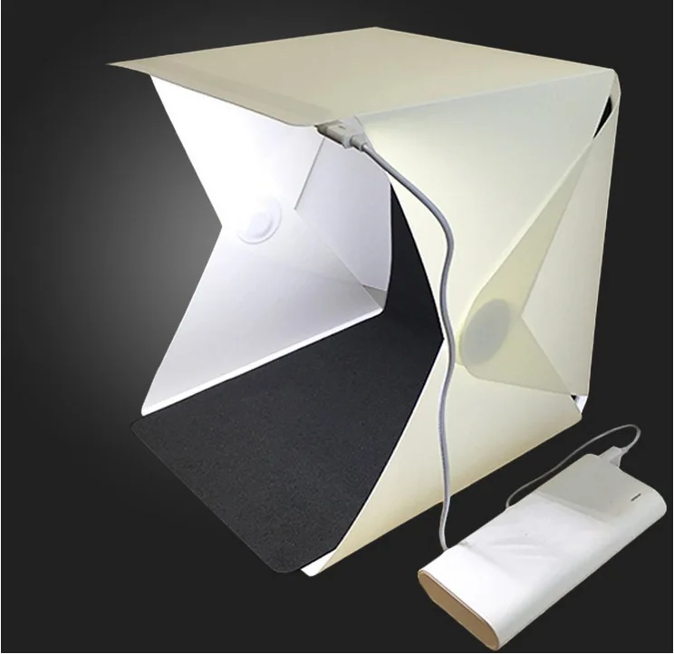 

Protable Mini Folding Lightbox Photography Studio Softbox LED Light Soft Box Camera Photo Background Box Lighting Tent Kit