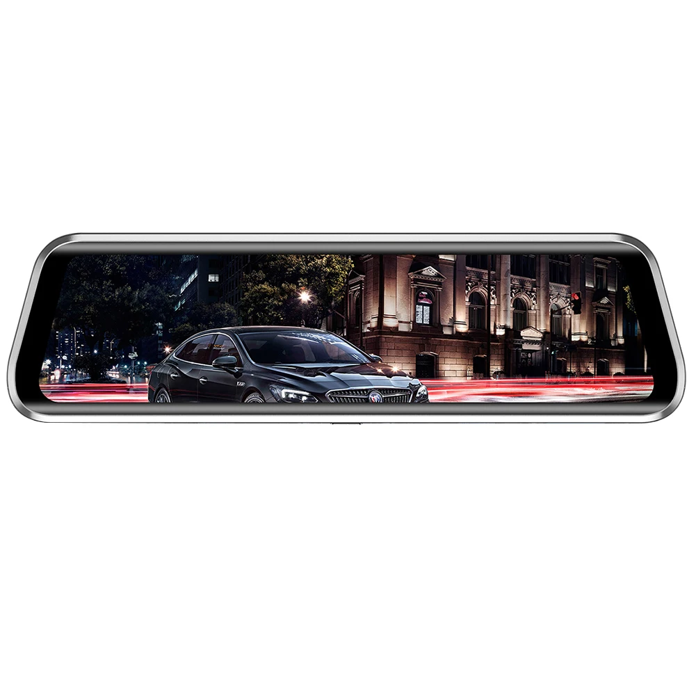 

T900+ 9.66 Inch Driving Recorder DVR Camera WDR Car Dual 1080p Rearview Mirror ADAS Portable Dash Cam Full Screen Touch G Sensor