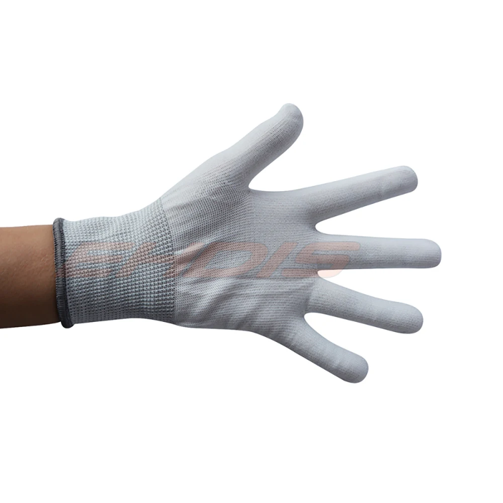 EHDIS 1 пара белых перчаток для автомобильных пленочных наклеек, установка Противоскользящих профессиональных виниловых упаковочных белых нейлоновых перчаток, чистые перчатки