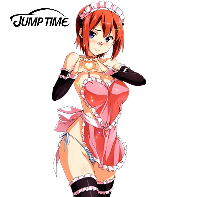 JumpTime 13cm X 6 2 cm Hot Girl Anime Maken Ki! Наклейки Shinatsu Azuki 3d наклейка на автомобиль водонепроницаемая Защитная крышка весь