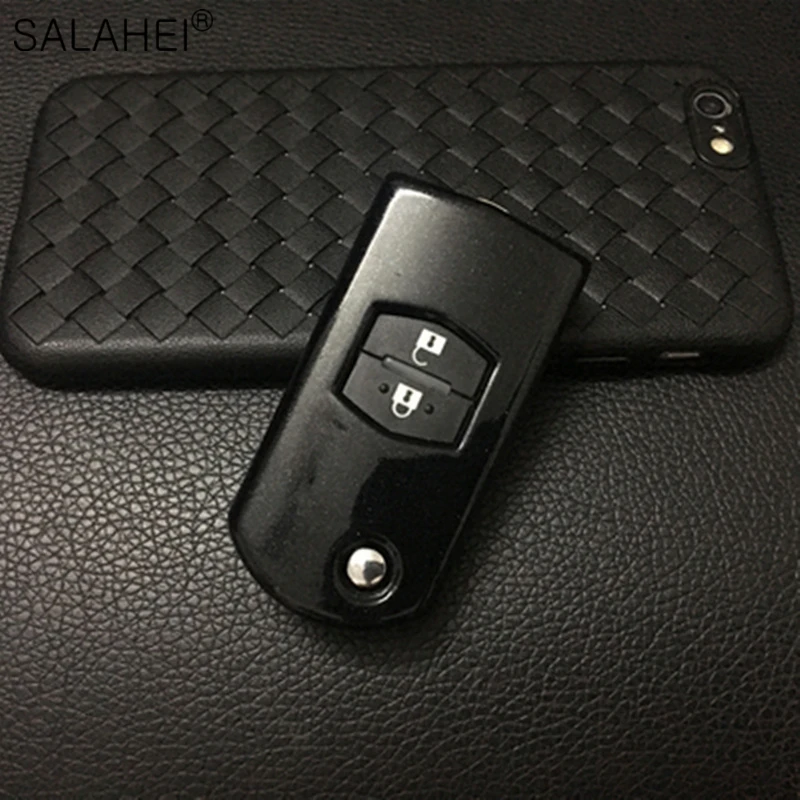 Car Key Case Cover Flip Case For Mazda 2 3 5 6 CX7 CX9 RX8 MX5 MPV Demio 2 Button Remote