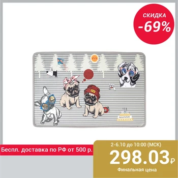 

Rug "Pugs", 40 × 60 cm