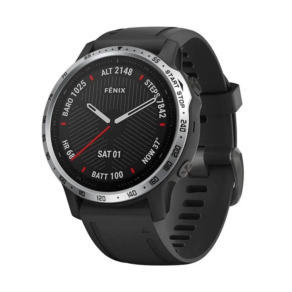 Для Garmin Fenix 6s 6s Pro Часы Ободок кольцо клейкая крышка против царапин чехол из нержавеющей стали аксессуары для смарт часов Fenix 6s#124