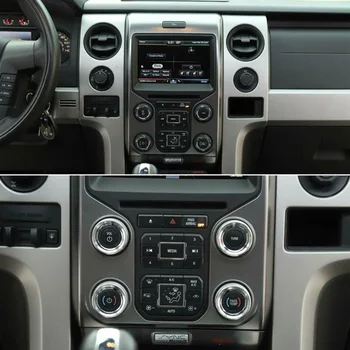 

8pcs/Set Decoration Trim 8pcs/kit Radio Mirrors Knob For Ford F150 13-14