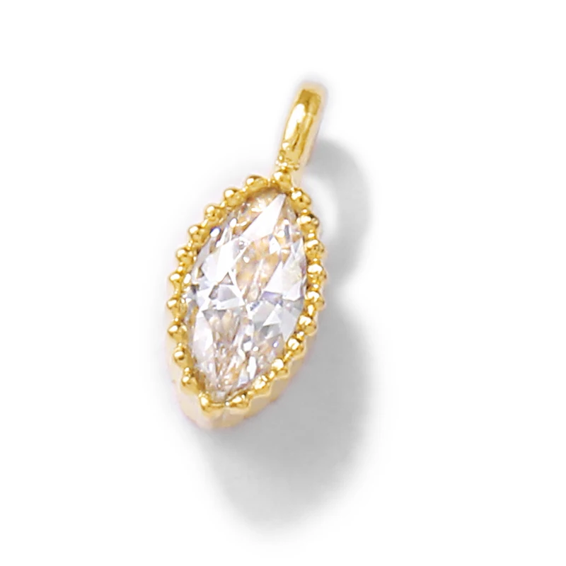 Factory Wholesale Gold Color Brass And Zircon Small Charms Pendants Necklace Bracelet Earring Diy Jewelry Accessories | Украшения и