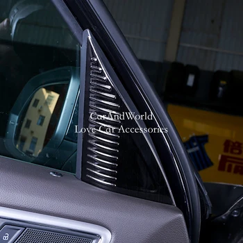 

Inner Front A Pillar Cover Door Window Triangle Trims For Volkswagen VW Teramont Atlas 2017-2019 Stainless Steel Car Accessories