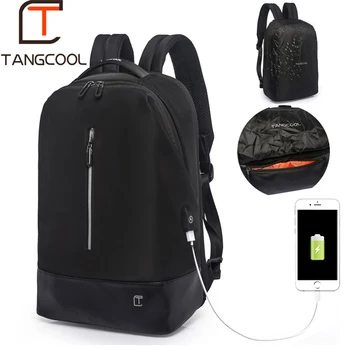 

Tangcool Fashion Backpack 15.6" Laptop Backpack Men Travel Backpack with Waterproof Rain Cover School Bag Male Women Luggage Bag