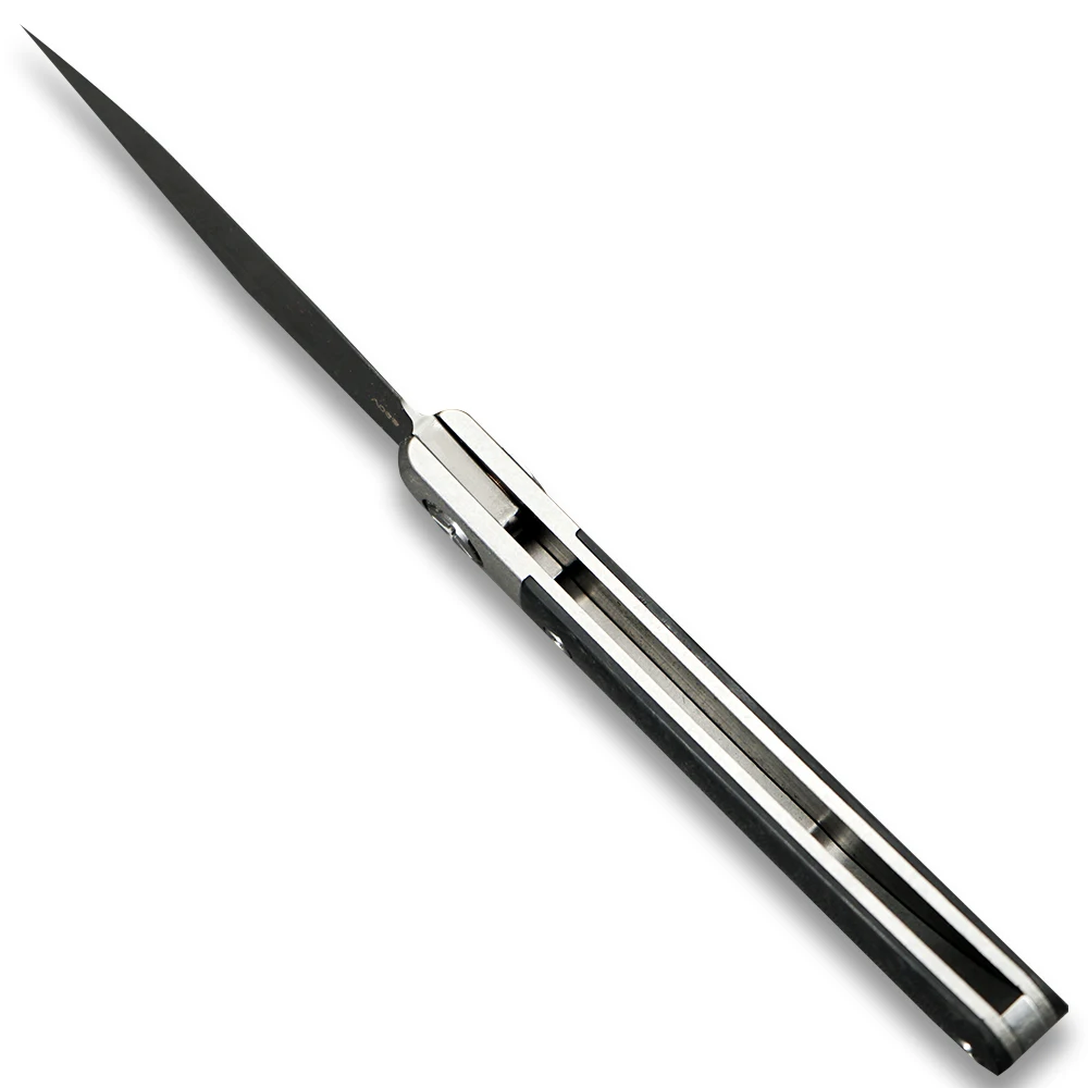 TWOSUN S90V карманный нож, складной нож, походные охотничьи ножи, инструмент для выживания, углеродное волокно, титан, EDC TS187