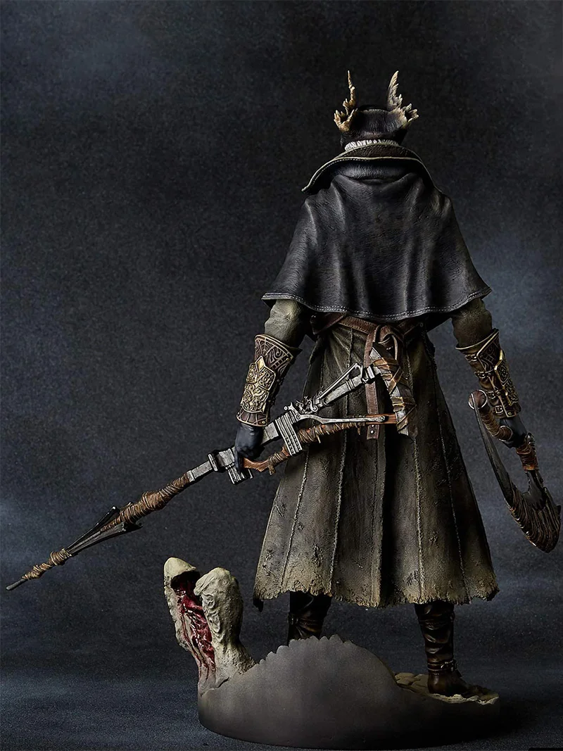 Продажа Bloodborne старый охотников из ПВХ, движущаяся фигурка, 30 см Gecco 1 6 весы Hunter Рисунок Модель игрушки коллекционные куклы подарок