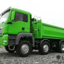 LESU 1/14 RC окрашенный модель грузовика MAN 8*8 гидравлический самосвал со звуком светильник мотором ESC Servo THZH0484