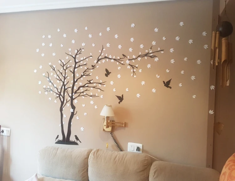 Big size Lovers Tree Acrílico Wall Stickers