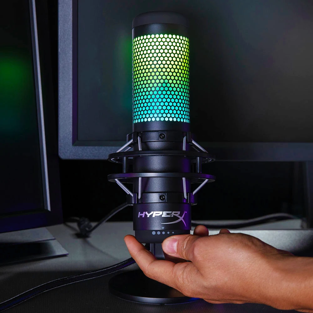 Kingston HyperX QuadCast S RGB Professional Microphone Computer