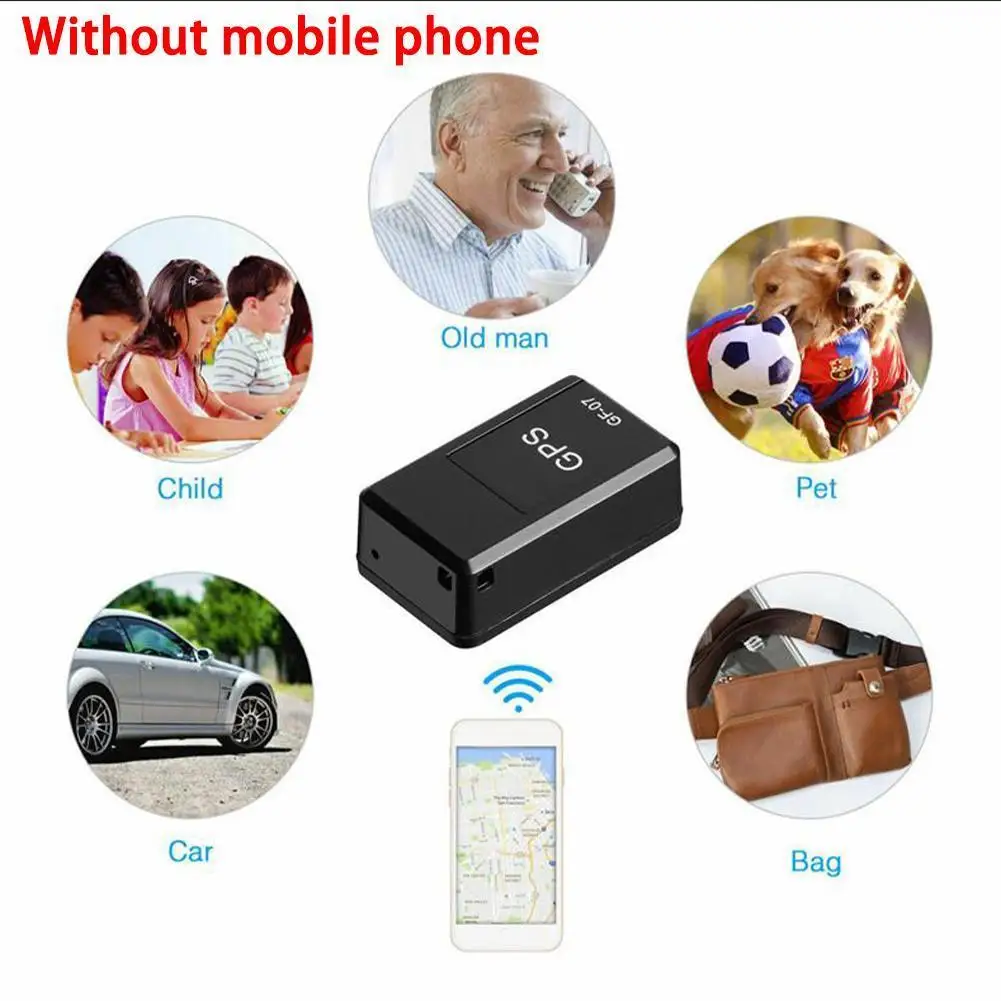 

GF07 Magnetic Mini Car Tracker GPS Real Time Tracking Vehicle GPS Real-time Device Tracker Locator Locator Magnetic I0C7