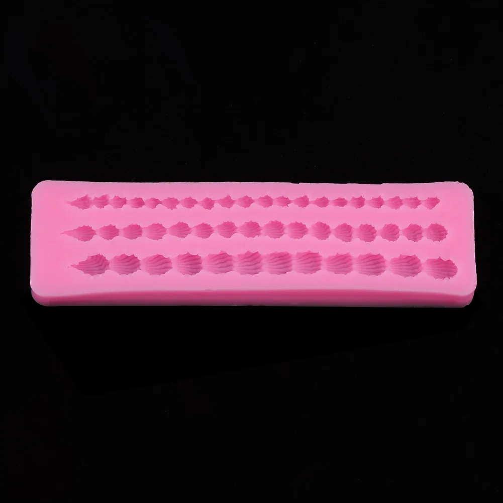 2 Aomily 3D трикотажная веревка силиконовая жемчужная оболочка жареное тесто твист помадка плесень торт границы украшения формы сахарная глазурь Gumpaste инструменты - Цвет: 2