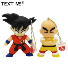 Флеш-накопитель TEXT ME, 4 ГБ, 8 ГБ, 32 ГБ, 64 ГБ, мультяшный Драконий жемчуг, Goku kurin, флеш-накопитель, 16 ГБ, usb флеш-накопитель