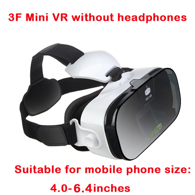 VR 3F 112 FOV Virtual Reality Glasses Remote 3D Android Cardboard VR 3D Headset Stereo Helmet Box for Smartphones 4.7-6.4