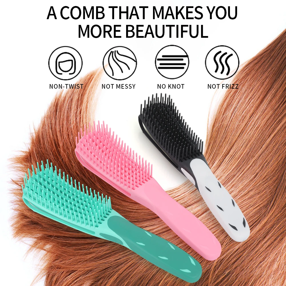 Hair Scalp Massage Comb Prevent knotting Hairbrush Curly Detangle Hair