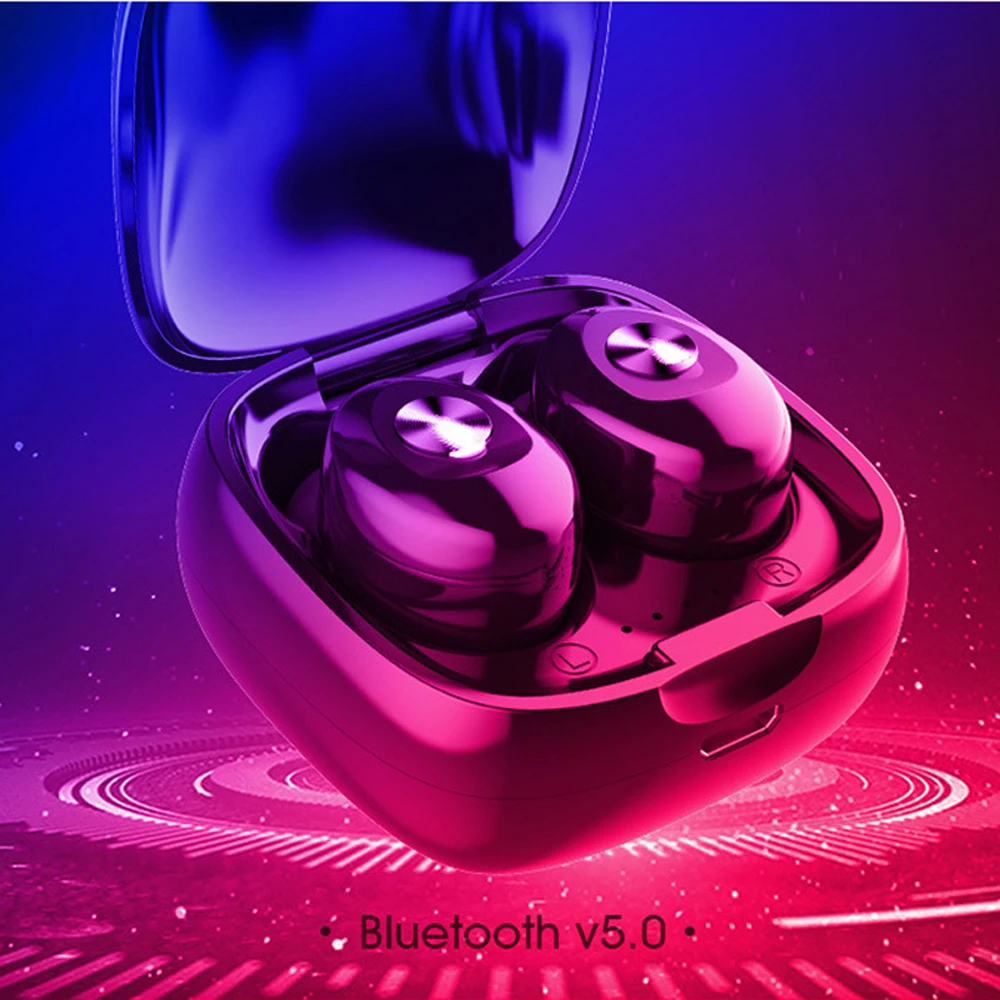 

Tws Wireless Bluetooth earphone 5.0 Mini Earbuds With Mic Charging Box Sport Headset For iph