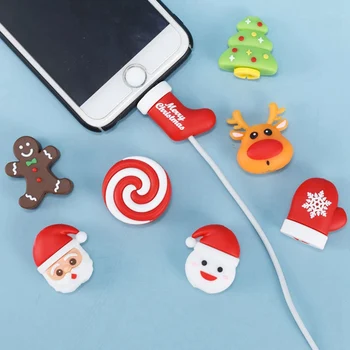 

1pcs Soft Cable Protector Bobbin Winder Data Line Case Protection Spring Twine For iPhone Android USB Charging Cable Cover