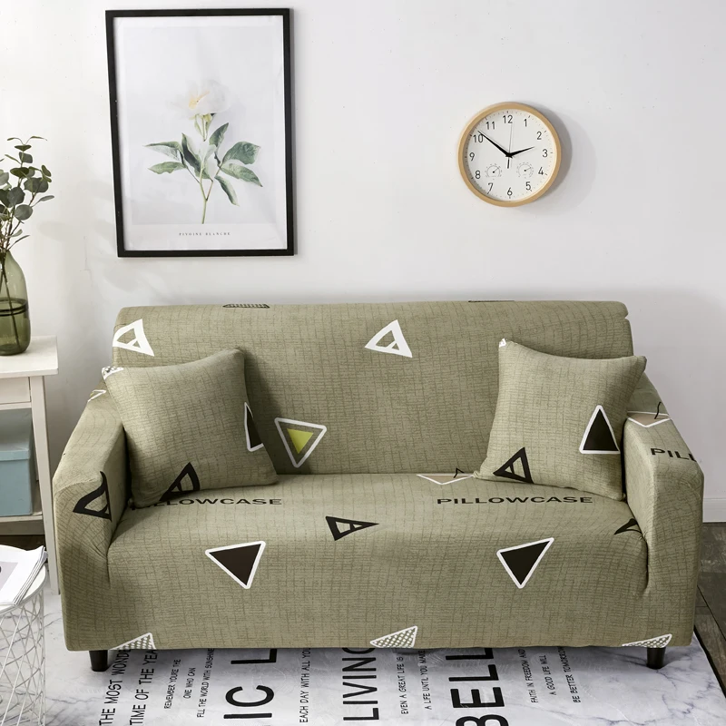 Эластичный Чехол нескользящая диванных чехлов упругой полный Чехол для дивана диван Полотенца 1/2/3/4-seater/L-shape форме, благодаря чему создается ощущение невесомости с угловой секционный диван-кровать - Цвет: 14