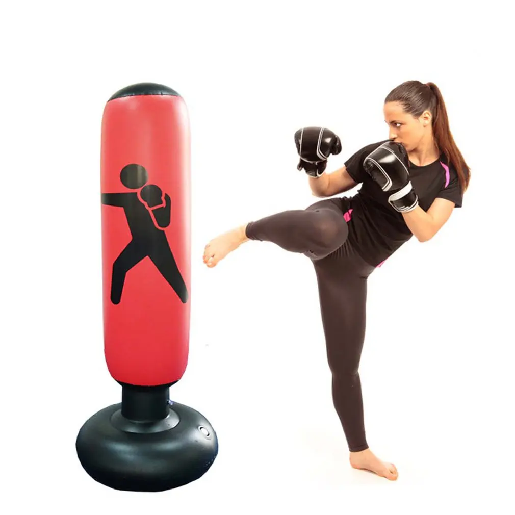 

Funny Design Children Adult Lifelike Unique Funny Tumbler Toy Inflatable Boxing Toy Kick Fight Bag Punching Bag