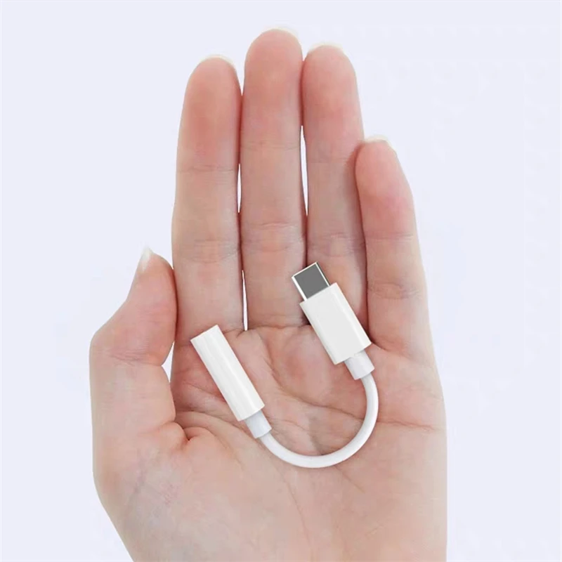 Type-C to 3.5mm Earphone Jack Converter Aux Audio Cable Adapter for Samsung Google Pixel Xiaomi Redmi Huawei Honor OPPO Realme
