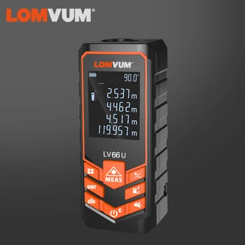 

LOMVUM Sale 66U Battery-powered Auto Level Laser Range Finder Multifunction Distance Meter Night Vision Laser Rangefinder Tool
