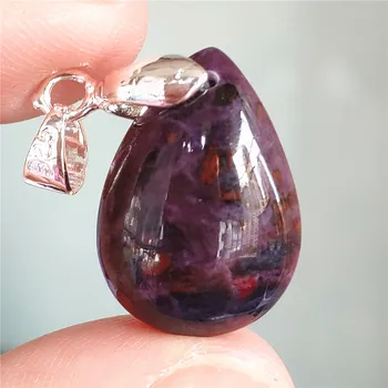 

Genuine Natural Purple Sugilite South Africa Pendant Oval 19x14x7mmWomen Men Reiki Stone Fashion Necklace AAAAA