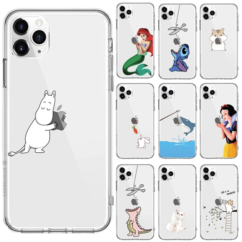 For iPhone X Case 5 5S 6 6S 7 8 Plus X XS Max XR Snow White Princess
For Cover iPhone 7 SE Soft TPU For Capa iPhone 8 11Pro Case