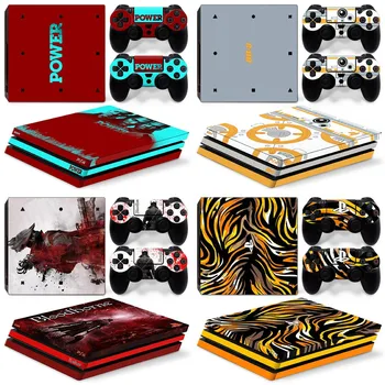 

FullBody Protective Vinyl Skin Decal for PS4 Pro Console and 2PCS PS4 Pro Controller Skins Stickers
