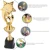 1PC Trophy Прочная Гладкая Творческая Спортивная Награда Pentastar Trophy Competition Trophy для студентов Детей