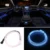 1~5 М Неоновый Свет Glow EL Wire String Strip Rope Tube Light Car Interior Atmosphere Decor Lamp Line Decorated prop