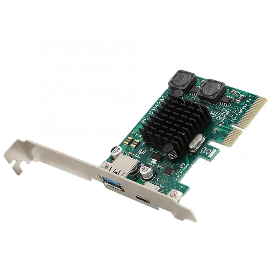 Настольный PCI-E к USB3.1 тип расширения-A+ type-C адаптер Riser Card для XP/WIN7/8/8,1/10