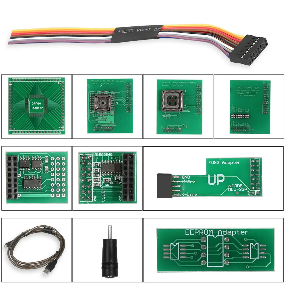 _ V6.12 ECU Программатор XPROG M V5.84 V5.55 Полные Адаптеры с USB ключом Φ Box X Prog M|Считыватели